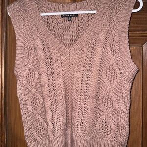 Women's Pink Sweater Vest